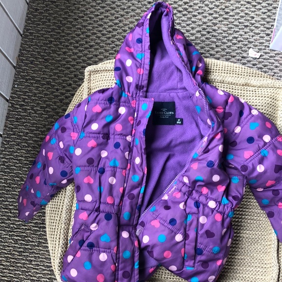 Faded Glory Other - Purple Dot Coat